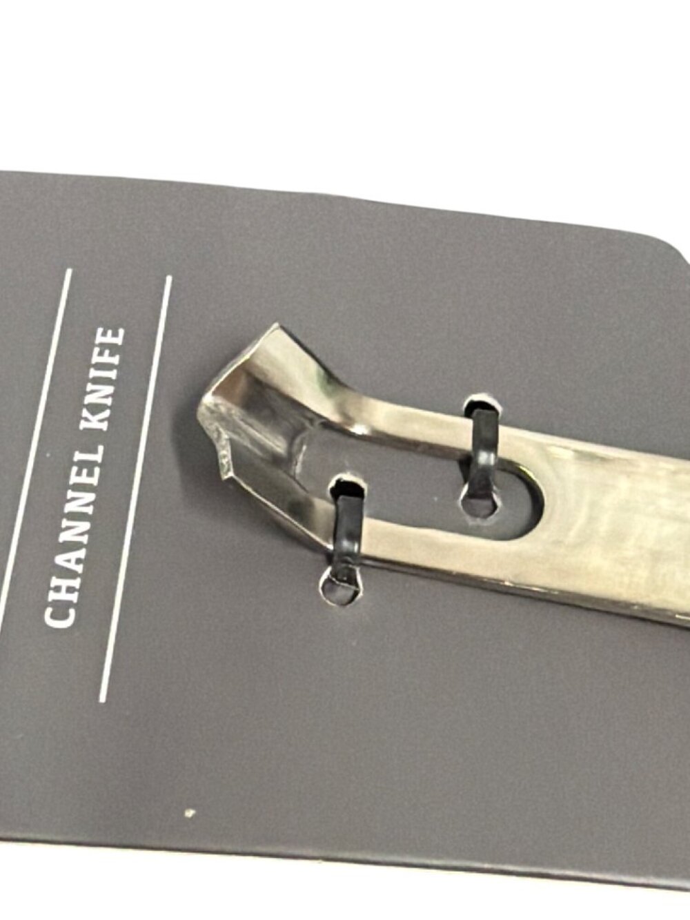 Viski Channel Knife With Riveted Wood Handle For Citrus Garnishes Chef Bar - Picture 7 of 7